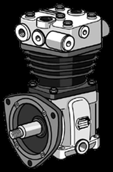 Compressor, compressed-air system