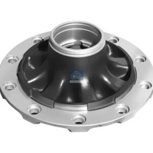 DT Spare Parts 10.10406 Wheel hub, without bearings, d1: 110 mm, d2: 130 mm, D: 380 mm, 10 bores, b: 22 mm, P: 335 mm, M125 x 2, H: 194 mm
