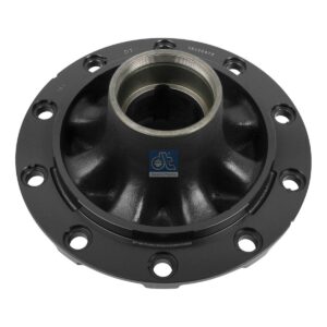 DT Spare Parts 10.10408 Wheel hub, without bearings, d1: 110 mm, d2: 130 mm, D: 380 mm, 10 bores, b: 22 mm, P: 335 mm, M115 x 2, H: 194 mm