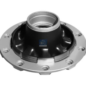 DT Spare Parts 10.10413 Wheel hub, without bearings, d1: 120 mm, d2: 150 mm, D: 380 mm, 10 bores, b: 22 mm, P: 335 mm, M135 x 2, H: 206 mm