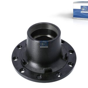 DT Spare Parts 10.10422 Wheel hub, without bearings, d1: 150 mm, d2: 200 mm, D: 380 mm, 10 bores, b: 22 mm, P: 335 mm, M155 x 3, H: 285 mm