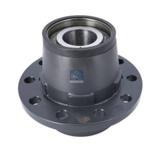 DT Spare Parts 10.10430 Wheel hub, with bearing, d1: 120 mm, d2: 150 mm, D: 270 mm, 10 bores, b: 22 mm, P: 225 mm, M136 x 2,5, H: 206 mm