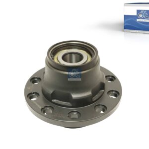 DT Spare Parts 10.10592 Wheel hub, with bearing, d1: 110 mm, d2: 130 mm, D: 270 mm, 10 bores, b: 22 mm, P: 225 mm, M125 x 2, H: 194 mm