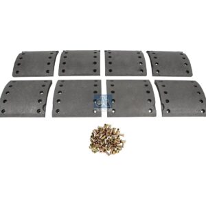 DT Spare Parts 10.13000 Drum brake lining kit, axle kit - oversize, D: 420 mm, W: 200 mm, S: 17.8 mm