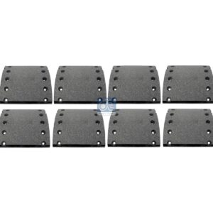 DT Spare Parts 10.13016 Drum brake lining kit, axle kit, W: 200 mm, S: 18 mm