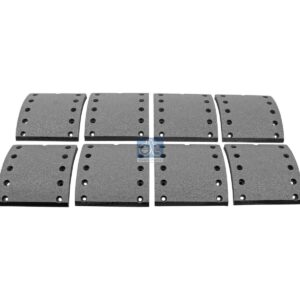 DT Spare Parts 10.13017 Drum brake lining kit, axle kit, W: 200 mm, S: 18 mm