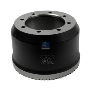 DT Spare Parts 10.13213 Brake drum, D: 360 mm, 8 bores, b: 23 mm, P: 275 mm, d: 230 mm, H: 260 mm, B: 208 mm