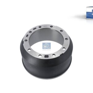 DT Spare Parts 10.13214 Brake drum, D: 420 mm, 10 bores, b: 23 mm, P: 335 mm, d: 290 mm, H: 253 mm, B: 192 mm