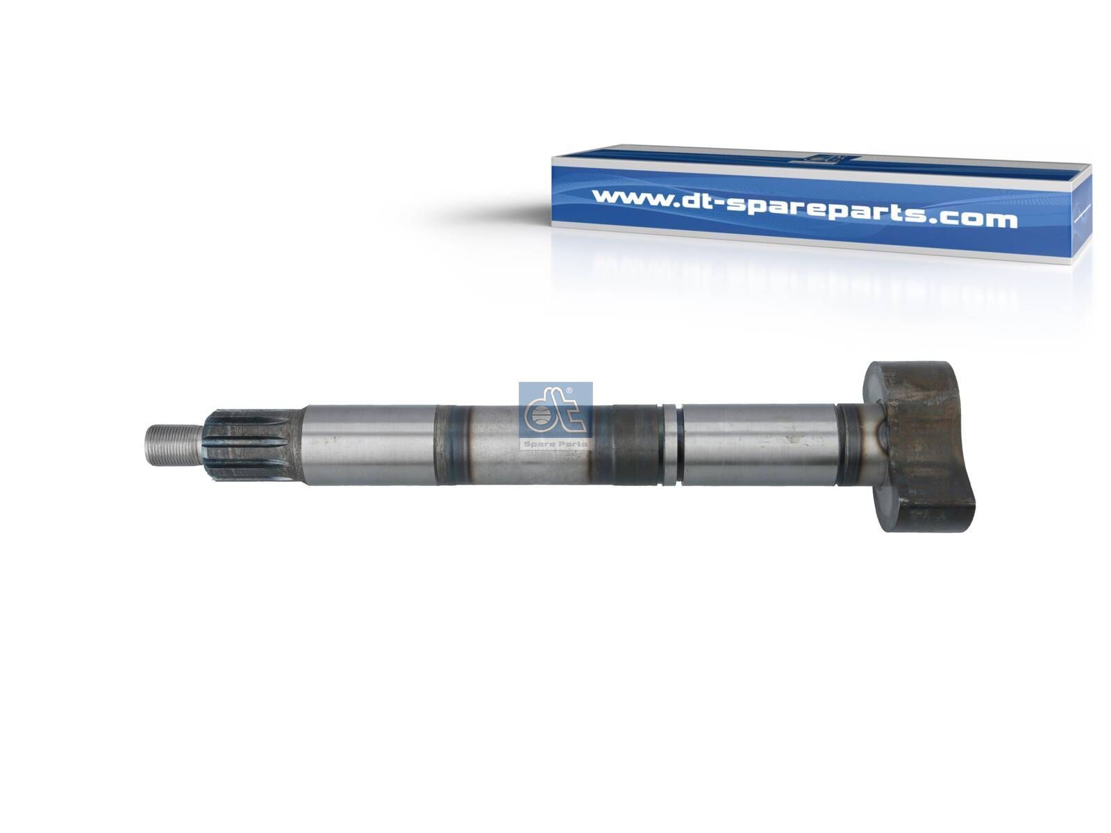 DT Spare Parts 10.13514 Brake camshaft, left, D: 42 mm, L1: 404 mm, L3: 285.5 mm, 10 teeth