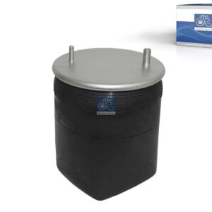 DT Spare Parts 10.16023 Air spring, without piston, D1: 249 mm, D2: 258 mm, M12 x 1,75, M18 x 1,5, L: 520 mm