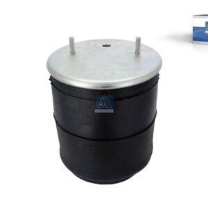 DT Spare Parts 10.16051 Air spring, with plastic piston, D: 260 mm, Dmax: 305 mm, M12 x 1,75, M22 x 1,5, L: 385 mm