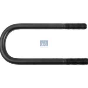 DT Spare Parts 10.16300 U-bolt, r: 35 mm, R: 55 mm, M24 x 3, LTh: 80 mm, L: 280 mm, w: 101 mm, 10.9