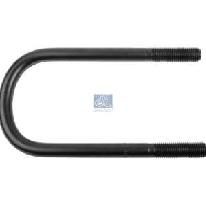 DT Spare Parts 10.16304 U-bolt, r: 40 mm, R: 90 mm, M24 x 3, LTh: 70 mm, L: 290 mm, w: 128 mm, 10.9
