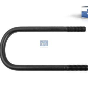 DT Spare Parts 10.16308 U-bolt, r: 40 mm, R: 90 mm, M24 x 3, LTh: 70 mm, L: 310 mm, w: 128 mm, 10.9