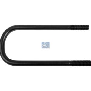 DT Spare Parts 10.16314 U-bolt, r: 45 mm, R: 90 mm, M24 x 3, LTh: 75 mm, L: 345 mm, w: 128 mm