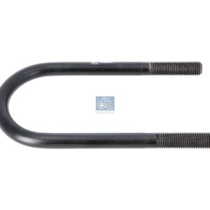 DT Spare Parts 10.16328 U-bolt, M24 x 3, LTh: 80 mm, L: 297 mm, w: 129 mm, 10.9