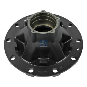 DT Spare Parts 10.20409 Wheel hub, without bearings, d1: 110 mm, d2: 130 mm, D: 377 mm, 10 bores, b: 23.4 mm, H: 201 mm
