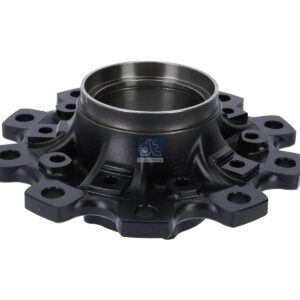 DT Spare Parts 10.20410 Wheel hub, without bearings, d1: 140 mm, d2: 140 mm, D: 377 mm, 10 bores, b: 23.5 mm, H: 158 mm