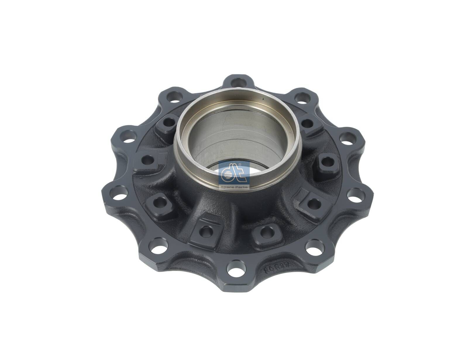 DT Spare Parts 10.20434 Wheel hub, without bearings, d1: 140 mm, d2: 140 mm, D: 267 mm, 10 bores, b: 25.5 mm, H: 159 mm