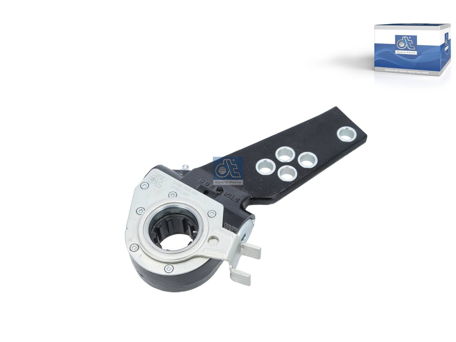 DT Spare Parts 10.23023 Slack adjuster, automatic, SAE 1 1/2'' 10, 5 bores, b: 14 mm, Lb1: 115 mm, Lb2: 127 mm, Lb3: 140 mm, Lb4: 153 mm, Lb5: 205 mm, 10 teeth
