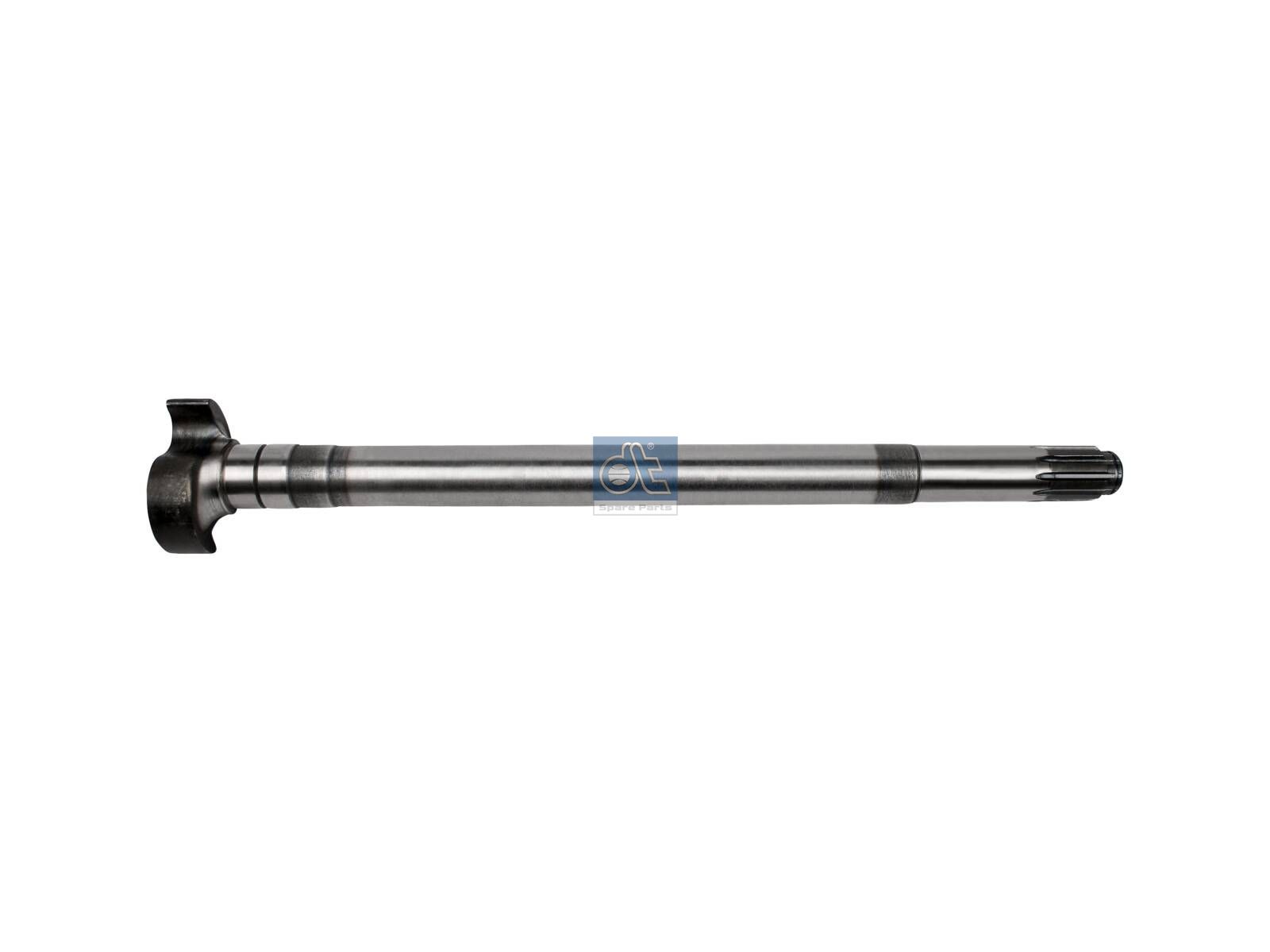 DT Spare Parts 10.23101 Brake camshaft, left, D: 42 mm, L1: 631.8 mm, L3: 587.5 mm, 10 teeth