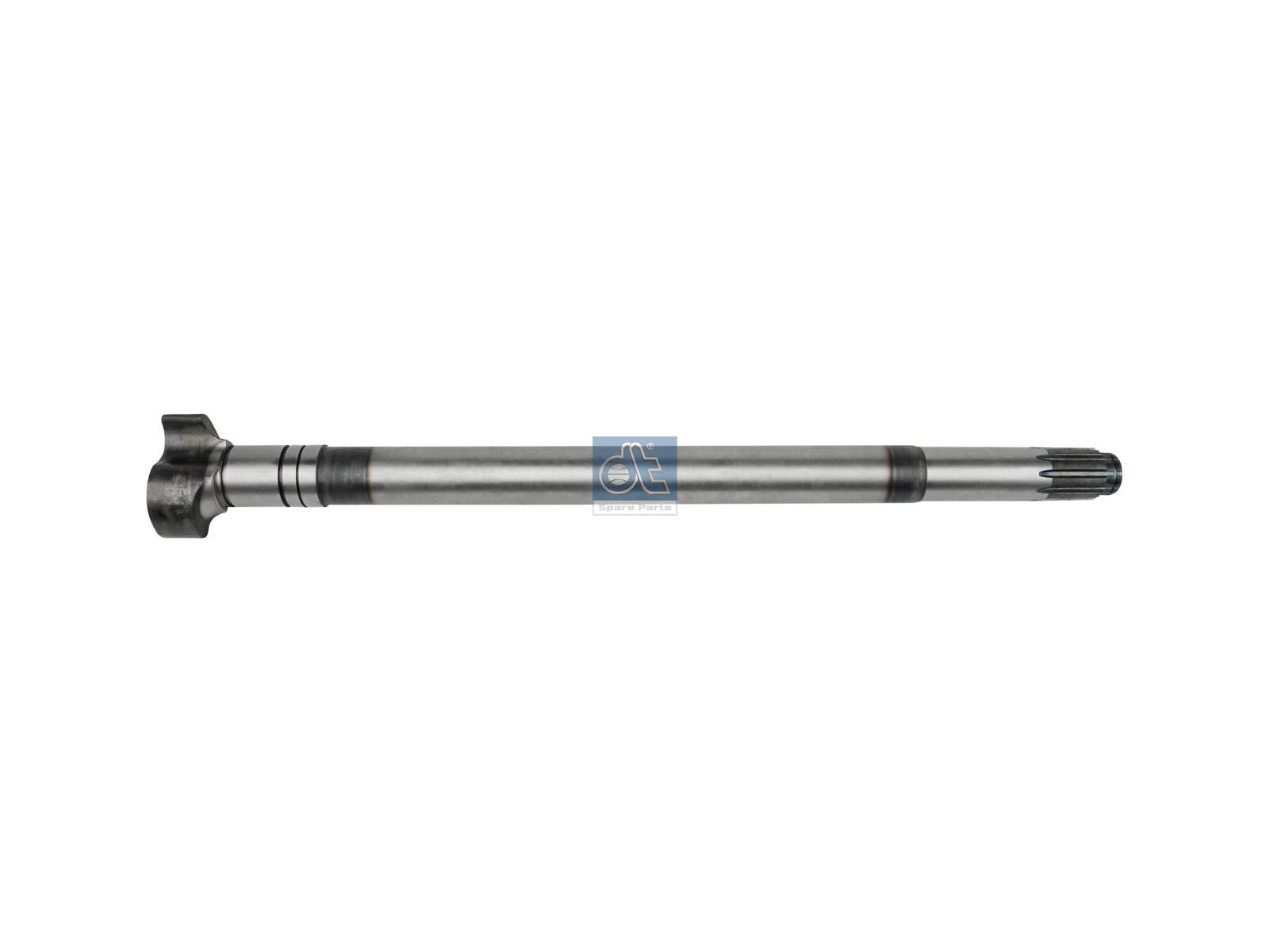 DT Spare Parts 10.23108 Brake camshaft, left, D: 42 mm, L1: 654.3 mm, L3: 610 mm, 10 teeth