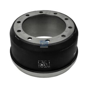 DT Spare Parts 10.23201 Brake drum, D: 419 mm, 10 bores, b: 24.5 mm, P: 335 mm, d: 282 mm, H: 248 mm, B: 204 mm
