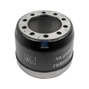 DT Spare Parts 10.23203 Brake drum, D: 311 mm, 10 bores, b: 25 mm, P: 225 mm, d: 183 mm, H: 260 mm, B: 202 mm