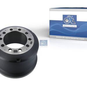 DT Spare Parts 10.23206 Brake drum, D: 350 mm, 10 bores, b: 24.5 mm, P: 225 mm, d: 183 mm, H: 264 mm, B: 210 mm