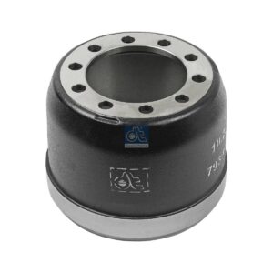 DT Spare Parts 10.23207 Brake drum, D: 311 mm, 10 bores, b: 24.5 mm, P: 225 mm, d: 183 mm, H: 260 mm, B: 207 mm