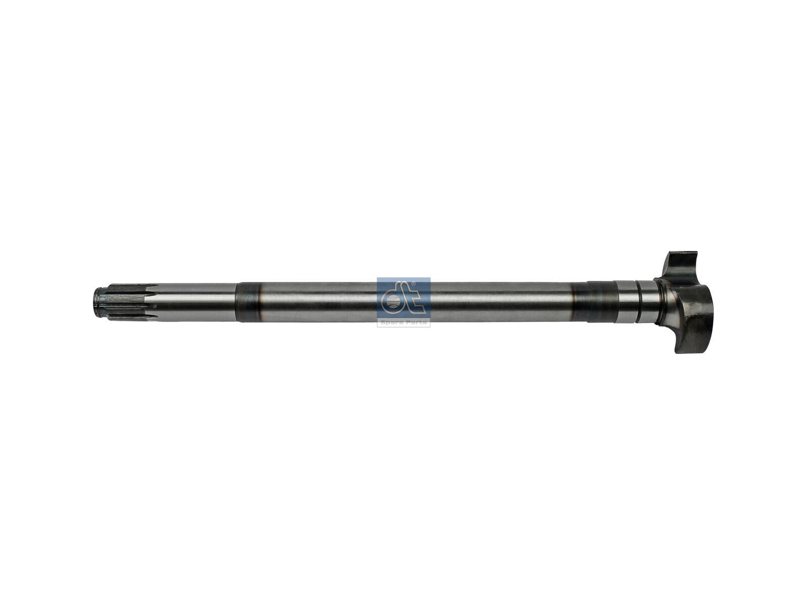 DT Spare Parts 10.23405 Brake camshaft, right, D: 42 mm, L1: 593.3 mm, L3: 549 mm, 10 teeth