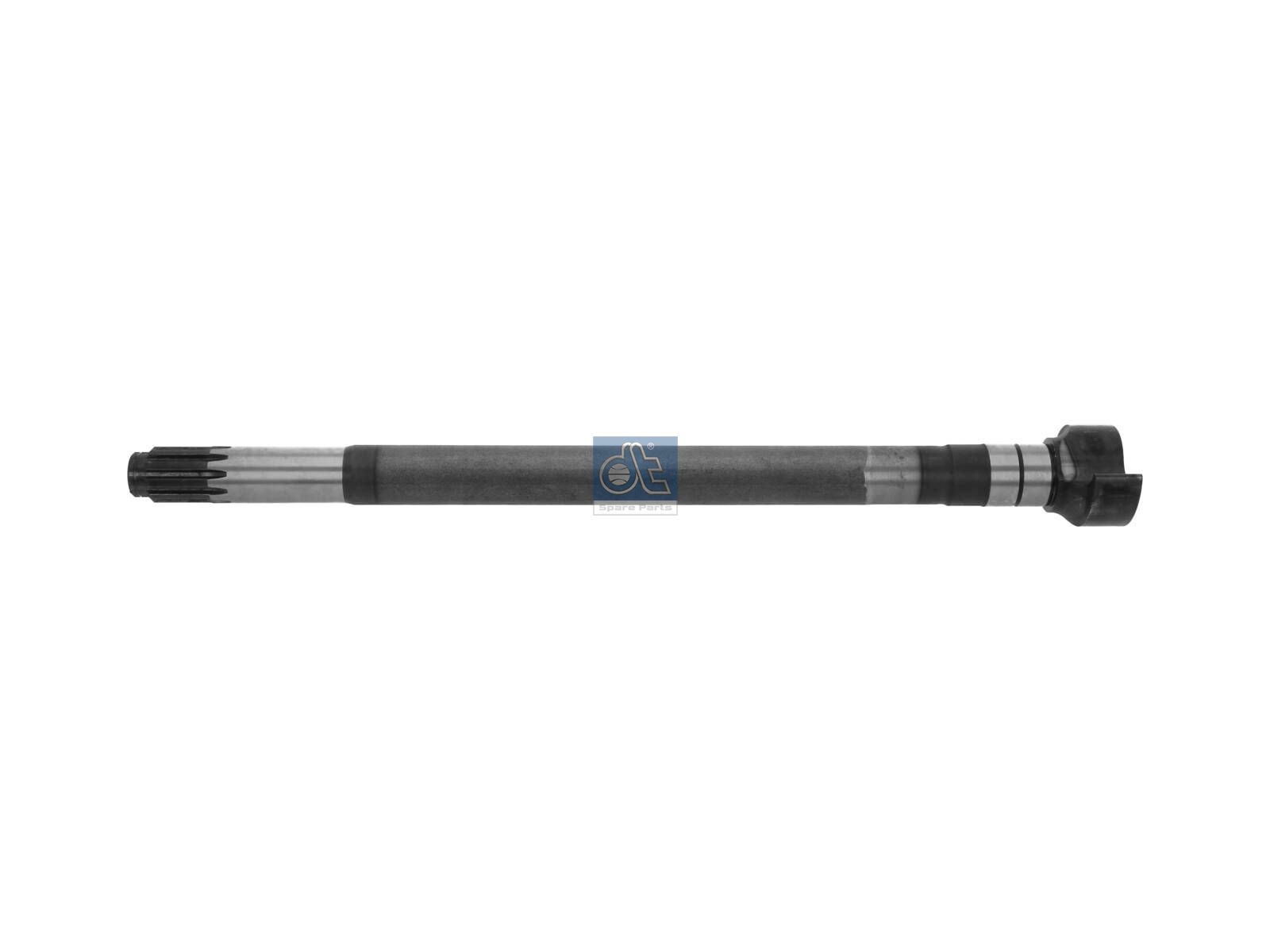 DT Spare Parts 10.23406 Brake camshaft, left, D: 42 mm, L1: 654.3 mm, L3: 610 mm, 10 teeth