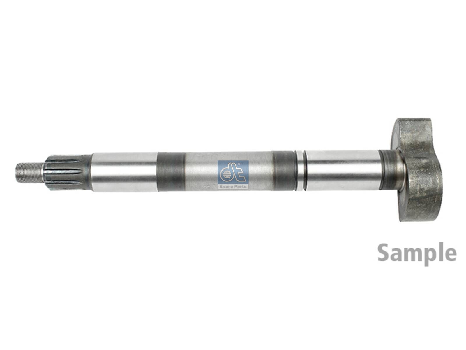 DT Spare Parts 10.23479 Brake camshaft, right, D: 42 mm, L1: 425 mm, L3: 380 mm, 10 teeth