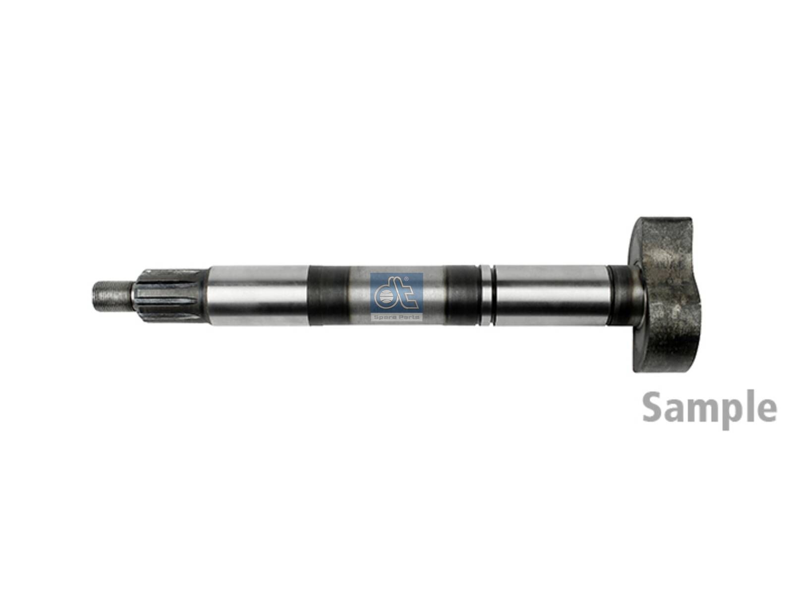 DT Spare Parts 10.23483 Brake camshaft, right, D: 42 mm, L1: 341.9 mm, L3: 297.6 mm, 10 teeth