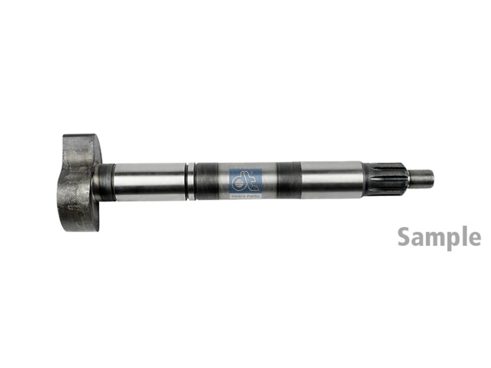 DT Spare Parts 10.23484 Brake camshaft, left, D: 42 mm, L1: 415.8 mm, L3: 370.8 mm, 10 teeth