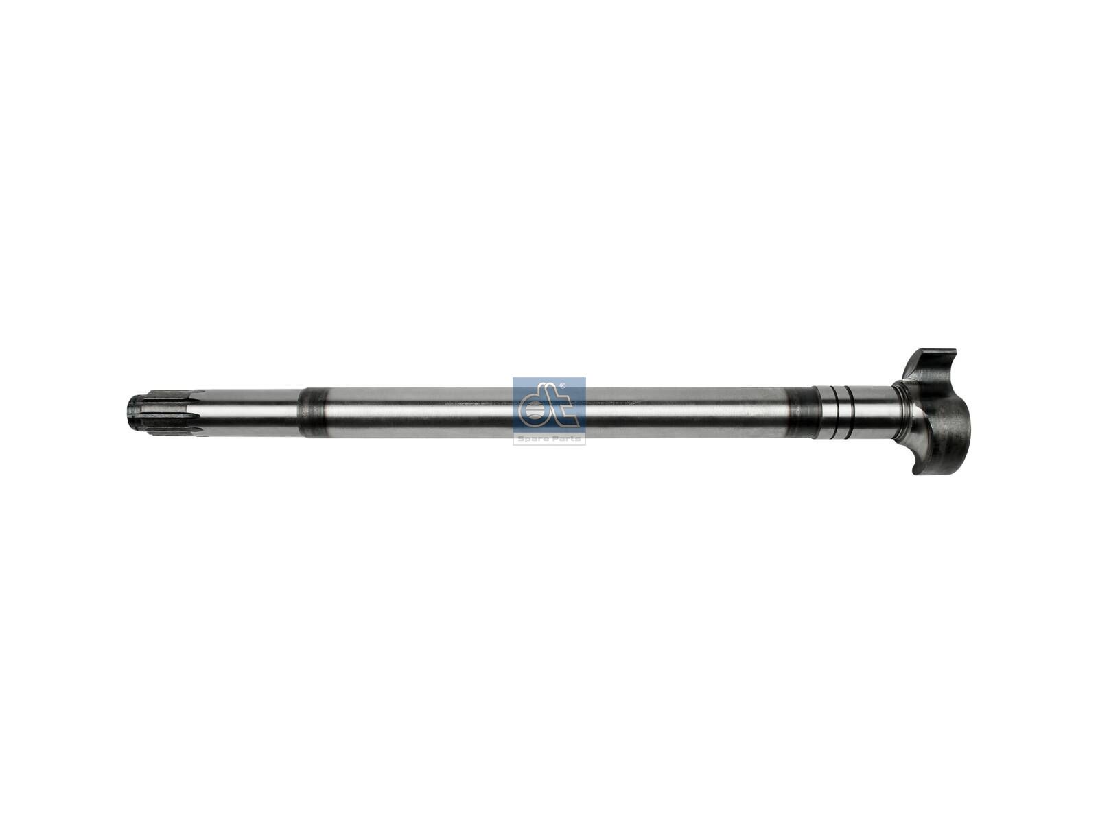 DT Spare Parts 10.23499 Brake camshaft, right, D: 42 mm, L1: 654.3 mm, L3: 610 mm, 10 teeth