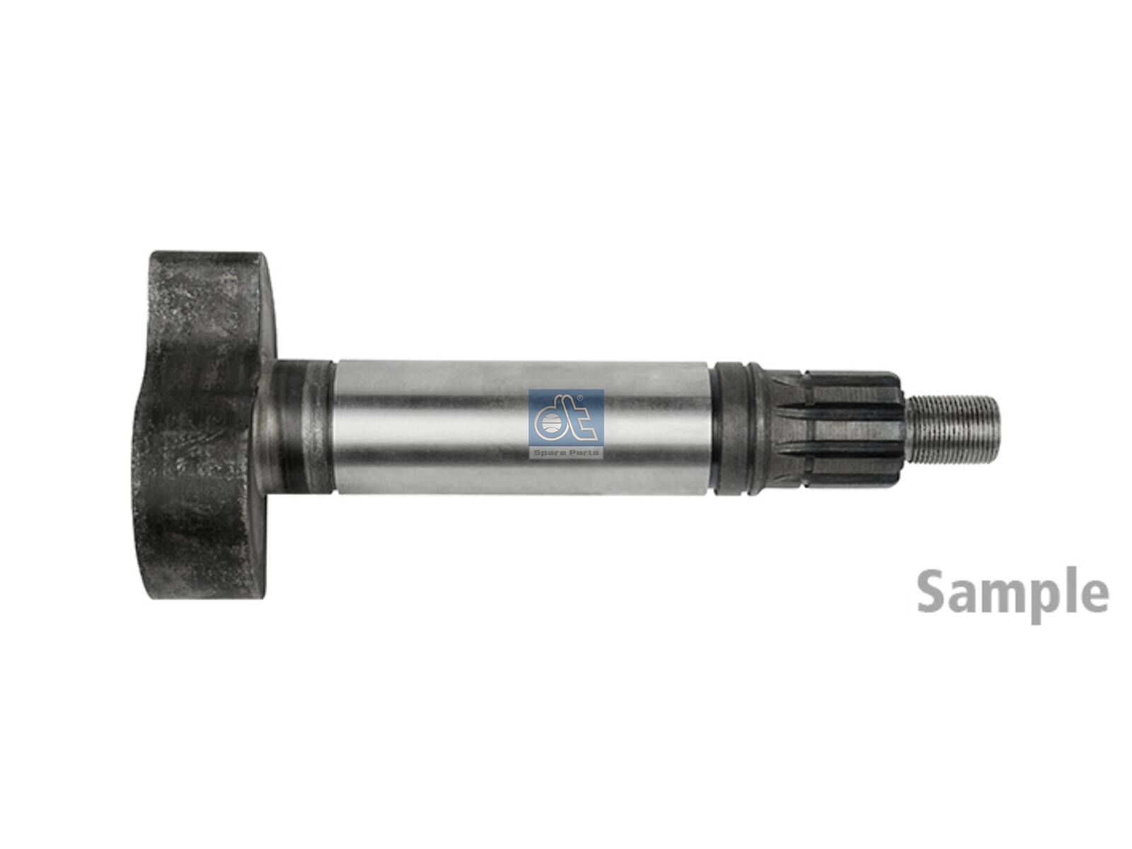 DT Spare Parts 10.23500 Brake camshaft, left, D: 42 mm, L1: 207.6 mm, L3: 163.3 mm, 10 teeth