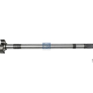 DT Spare Parts 10.23518 Brake camshaft, left, D: 40 mm, L1: 671.3 mm, L3: 627 mm, 10 teeth