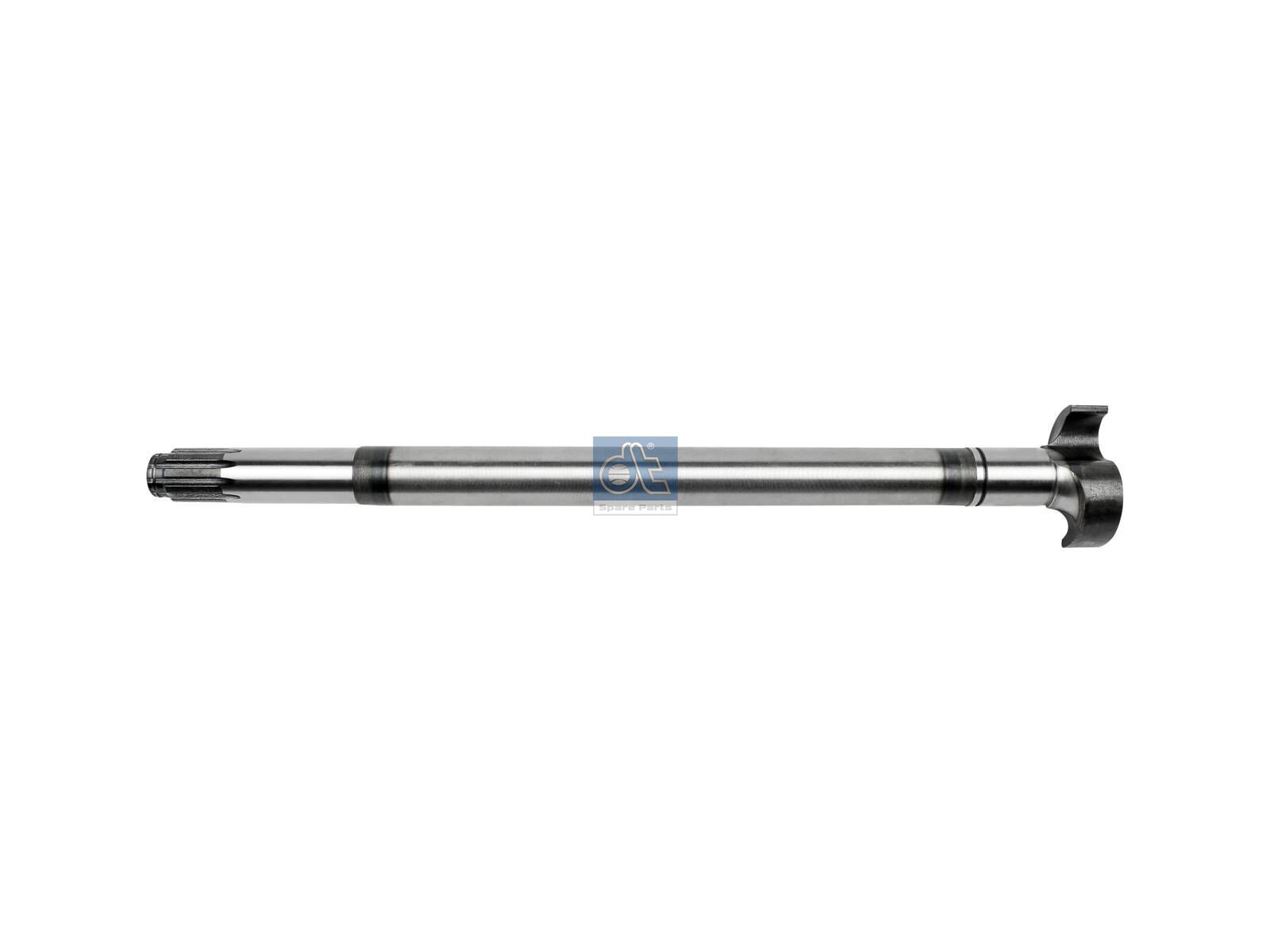 DT Spare Parts 10.23521 Brake camshaft, right, D: 40 mm, L1: 654.3 mm, L3: 610 mm, 10 teeth