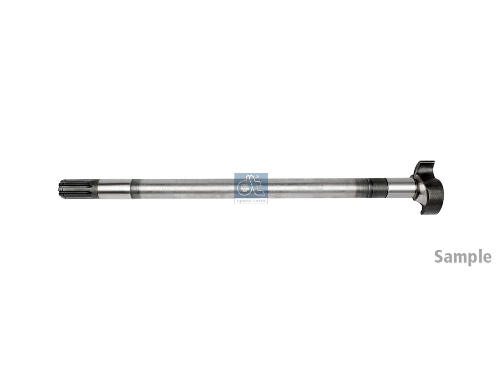 DT Spare Parts 10.23543 Brake camshaft, right, D: 40 mm, L1: 707.6 mm, L3: 663.3 mm, 10 teeth