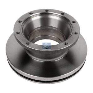 DT Spare Parts 10.24100 Brake disc, D: 378 mm, 10 bores, P: 250 mm, M16 x 2, d: 222 mm, H: 150 mm, S: 45 mm, s: 39 mm