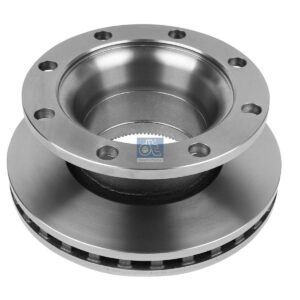 DT Spare Parts 10.24104 Brake disc, D: 377 mm, 8 bores, b: 24.3 mm, P: 275 mm, d: 225 mm, H: 150 mm, S: 45 mm, s: 37 mm
