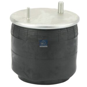 DT Spare Parts 10.26000 Air spring, with plastic piston, D: 259 mm, Dmax: 300 mm, M12, M22 x 1,5, L: 400 mm