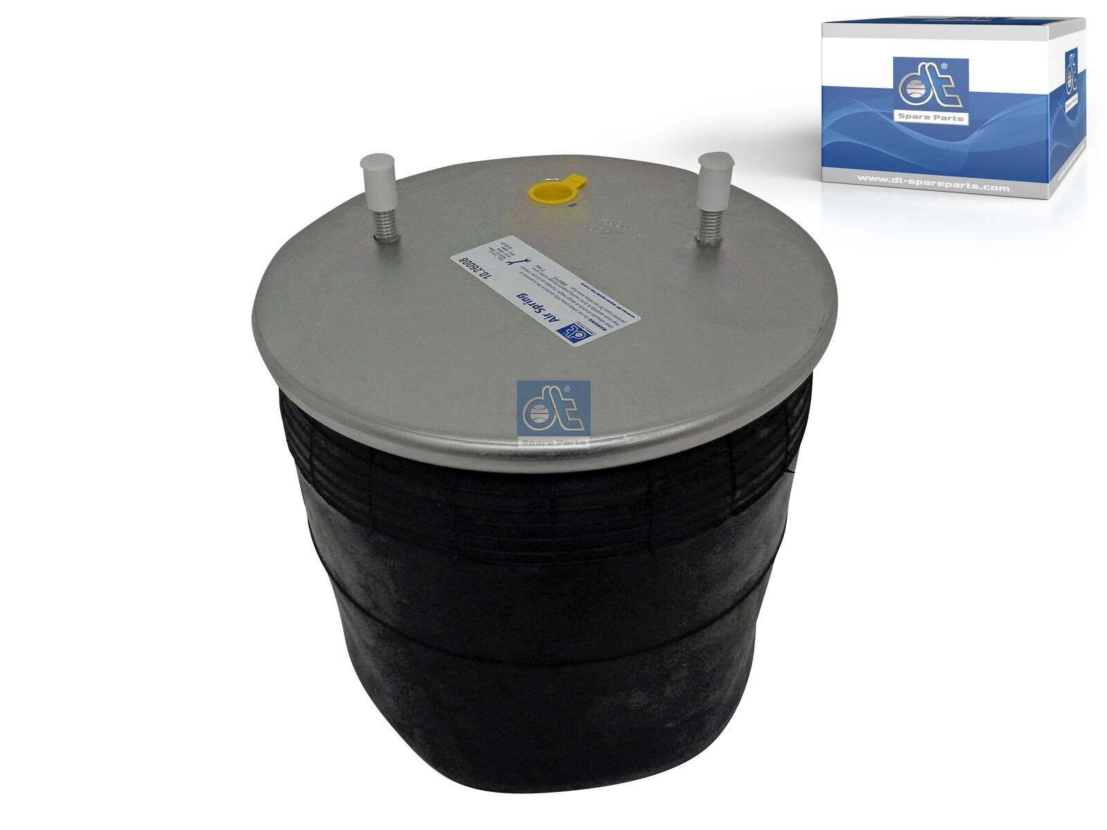 DT Spare Parts 10.26008 Air spring, without piston, D: 259 mm, M12, M22 x 1,5, L: 488 mm
