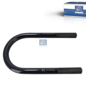 DT Spare Parts 10.26301 U-bolt, M24 x 2, LTh: 80 mm, L: 290 mm, w: 130 mm