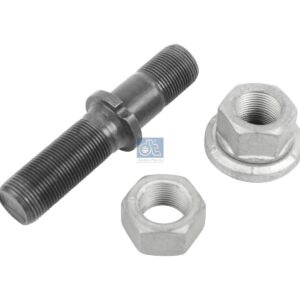 DT Spare Parts 10.30045 Wheel bolt, complete, M22 x 1,5, LTh1: 25 mm, LTh2: 50 mm, L: 112 mm, L1: 60 mm, L2: 46.5 mm, 10.9