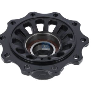 DT Spare Parts 10.30407 Wheel hub, with bearing, d1: 138 mm, d2: 138 mm, D: 380 mm, 10 bores, b: 22 mm, H: 156 mm
