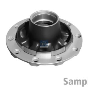 DT Spare Parts 10.30415 Wheel hub, without bearings, d1: 138 mm, d2: 138 mm, D: 380 mm, 10 bores, b: 22 mm, H: 170 mm