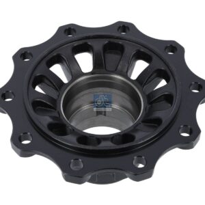 DT Spare Parts 10.30417 Wheel hub, without bearings, d1: 138 mm, d2: 138 mm, D: 380 mm, 10 bores, b: 22 mm, H: 156 mm