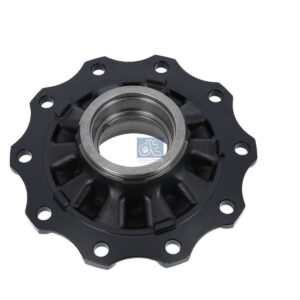 DT Spare Parts 10.30419 Wheel hub, without bearings, d1: 120 mm, d2: 147 mm, D: 380 mm, 10 bores, b: 22 mm, H: 146 mm